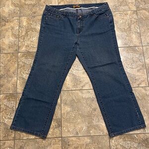 Addition Elle Dark Blue cropped Jeans- petite-slim 18p